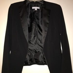 Black blazer with tuxedo lapels